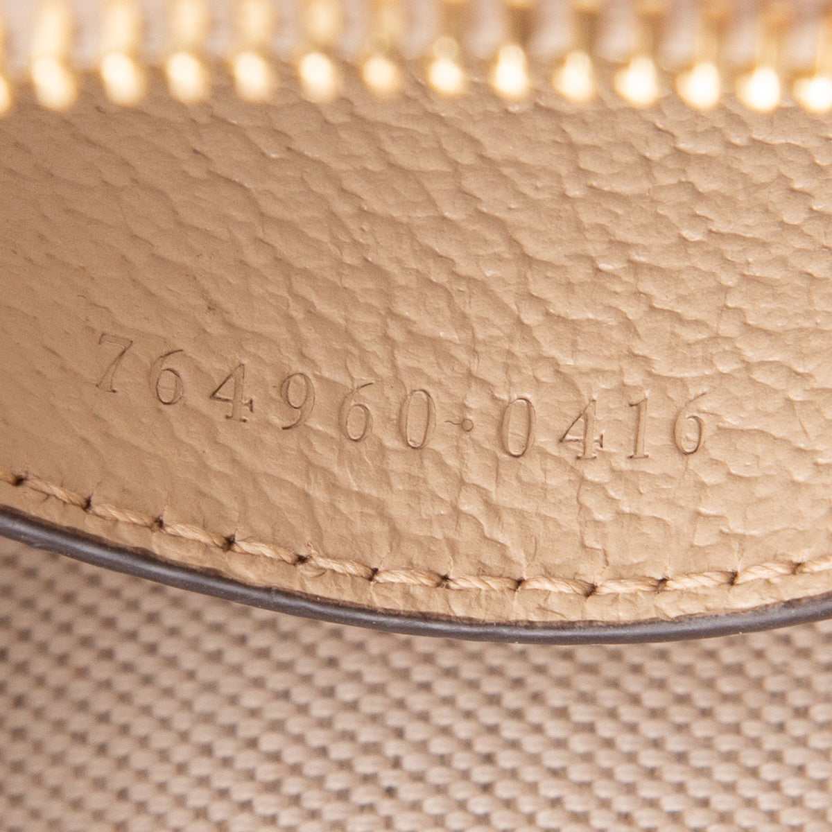 Gucci Beige GG Supreme Monogram Textured Dollar Calfskin Mini Ophidia Chain Bag