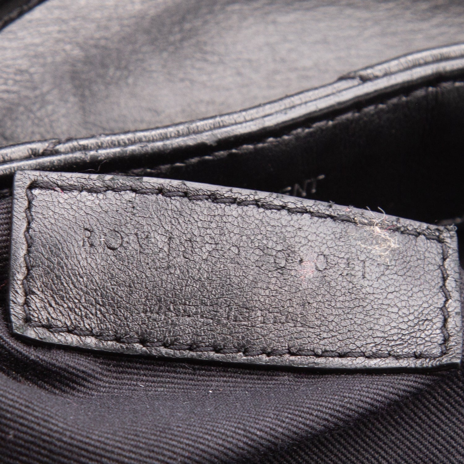 Saint Laurent Black Calfskin Y Quilted Monogram Small Loulou Backpack