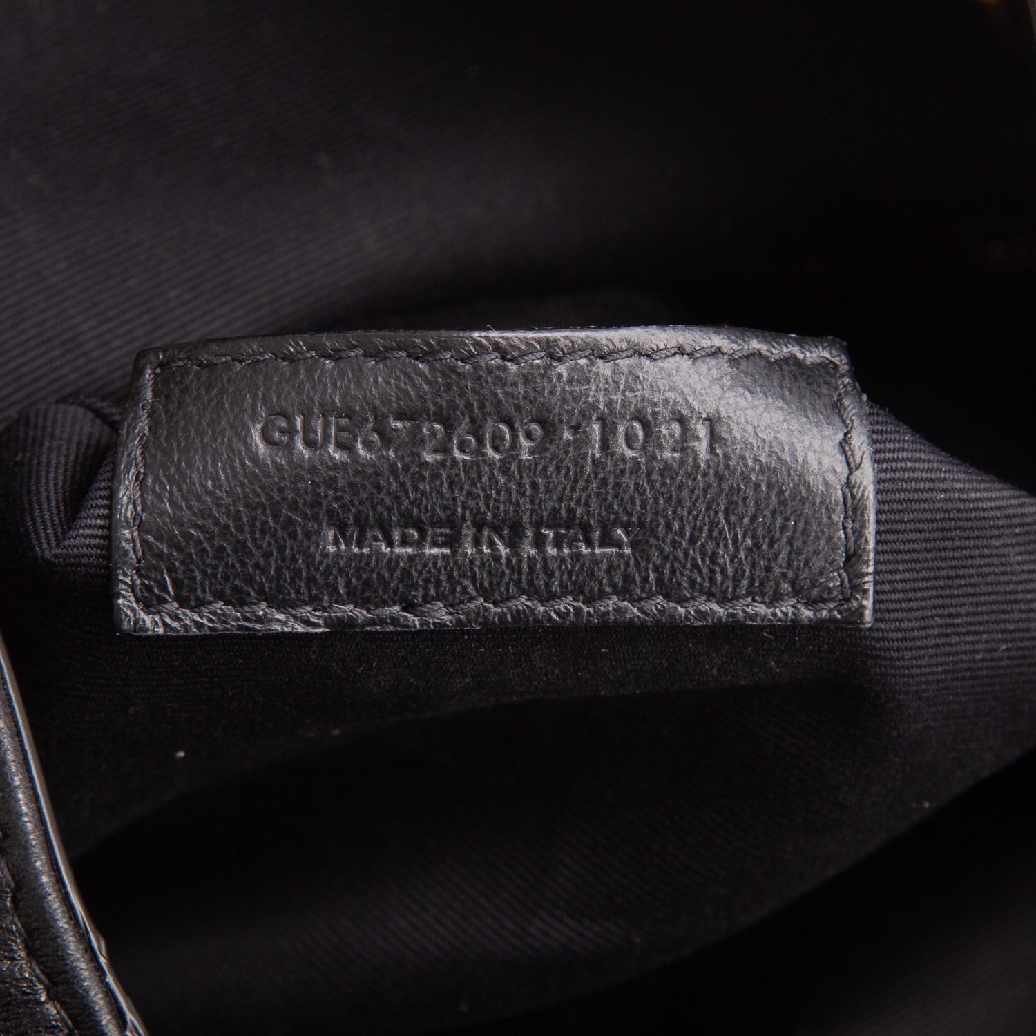Saint Laurent 2021 Black Lambskin Matelasse Monogram Joe Backpack