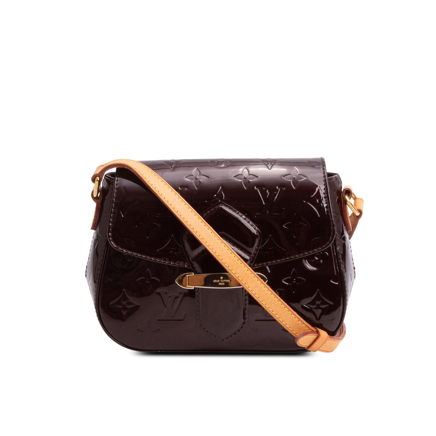 Louis Vuitton Amarante Monogram Vernis Bellflower GM