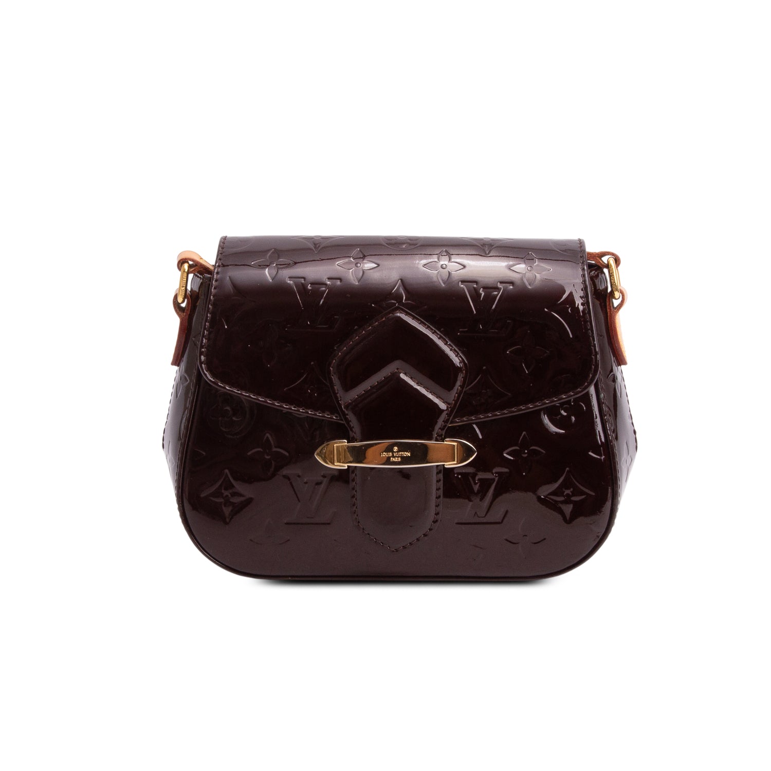 Louis Vuitton Amarante Monogram Vernis Bellflower GM