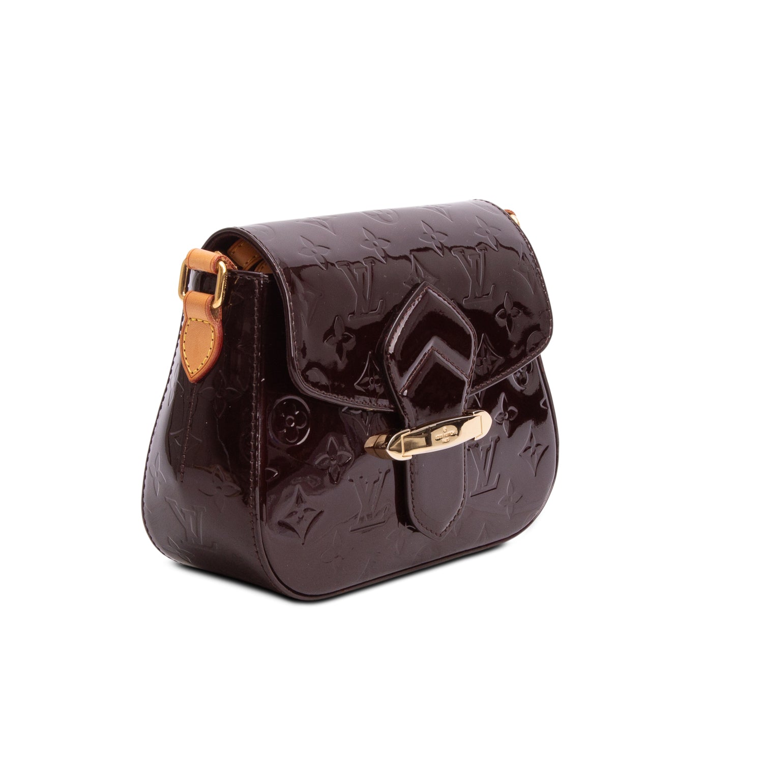 Louis Vuitton Amarante Monogram Vernis Bellflower GM