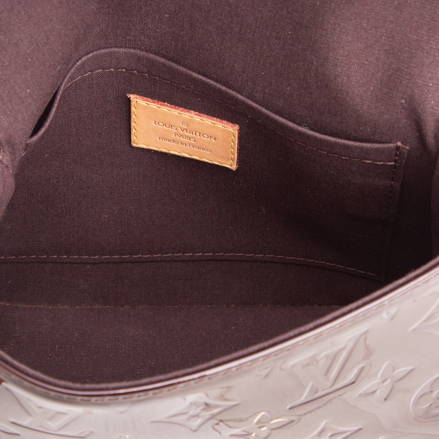Louis Vuitton Amarante Monogram Vernis Bellflower GM