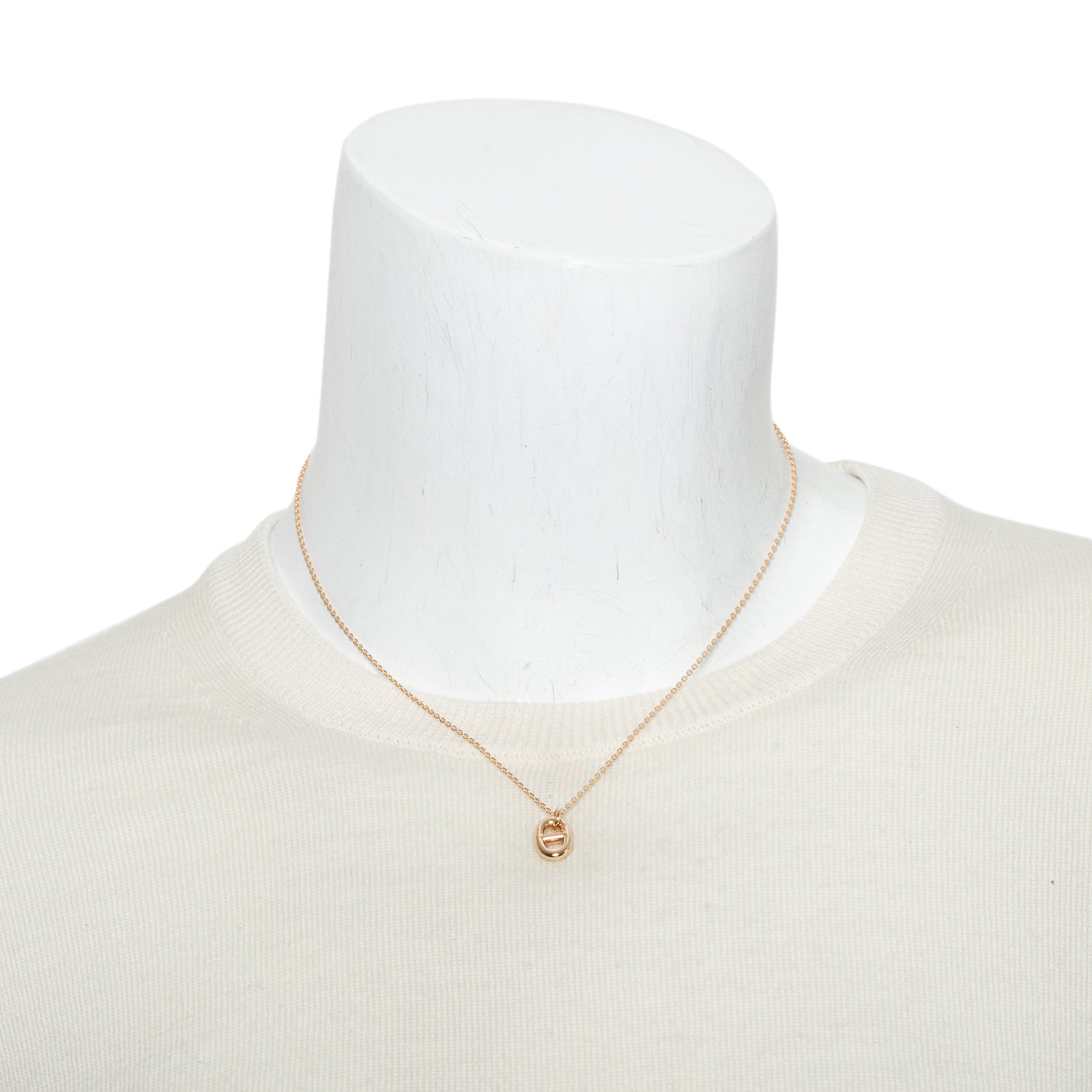Hermes 18k Rose Gold Farandole Pendant Necklace, Small Model w/ Box & Certificate