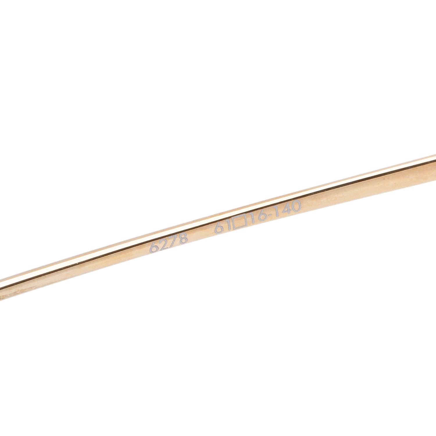 Linda Farrow LFL/950 18k Rose Gold Plated Russo Aviator Sunglasses w/ Box & Case
