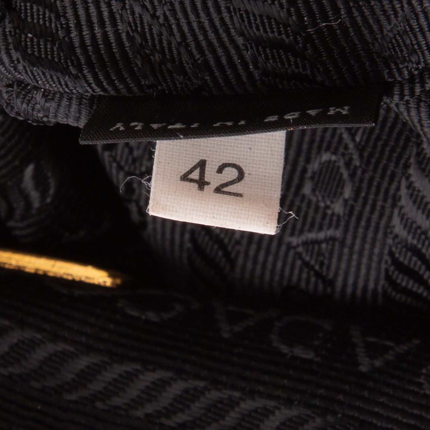 Prada Black Satin Raso Wristlet