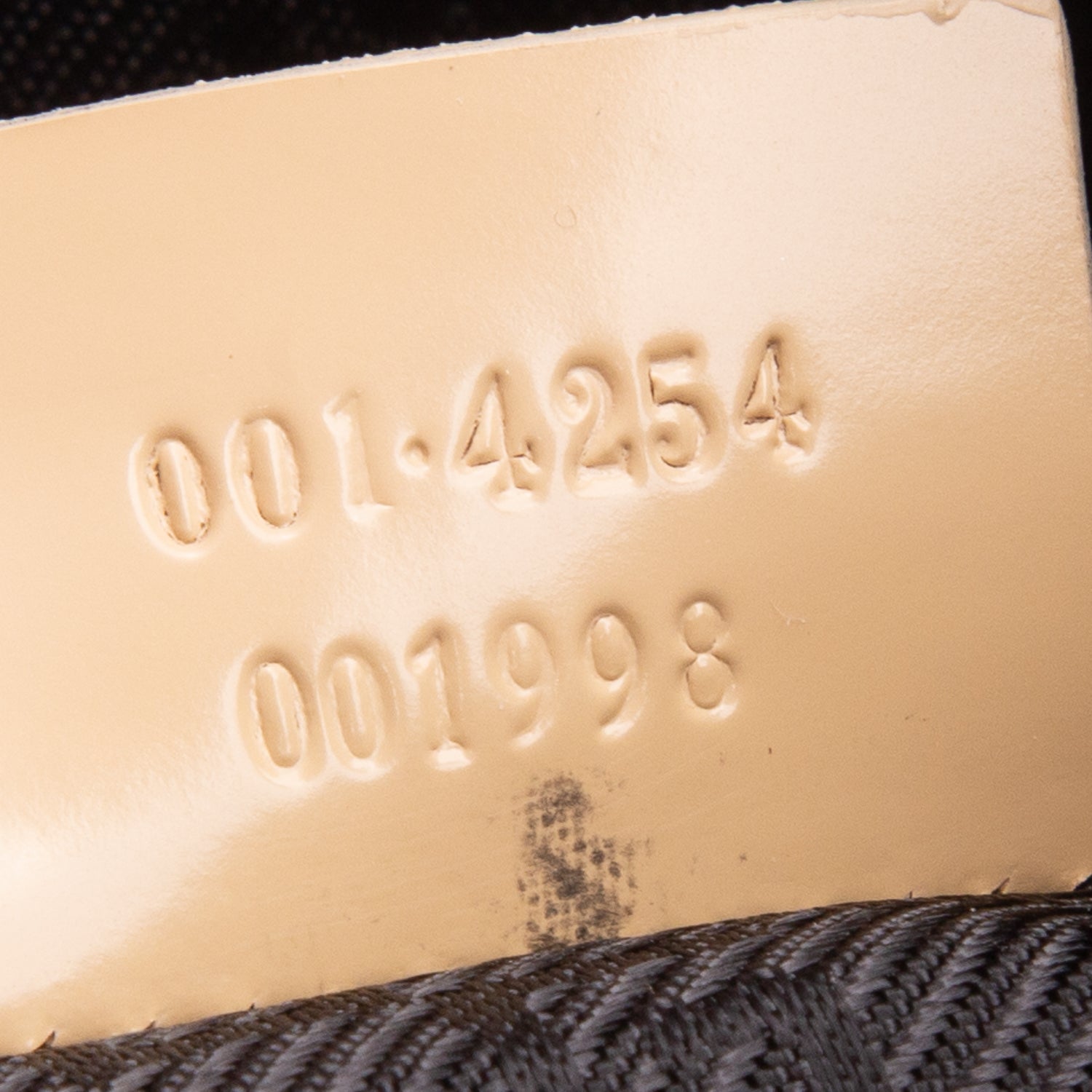 Gucci Vintage Beige Patent Leather Shoulder Bag