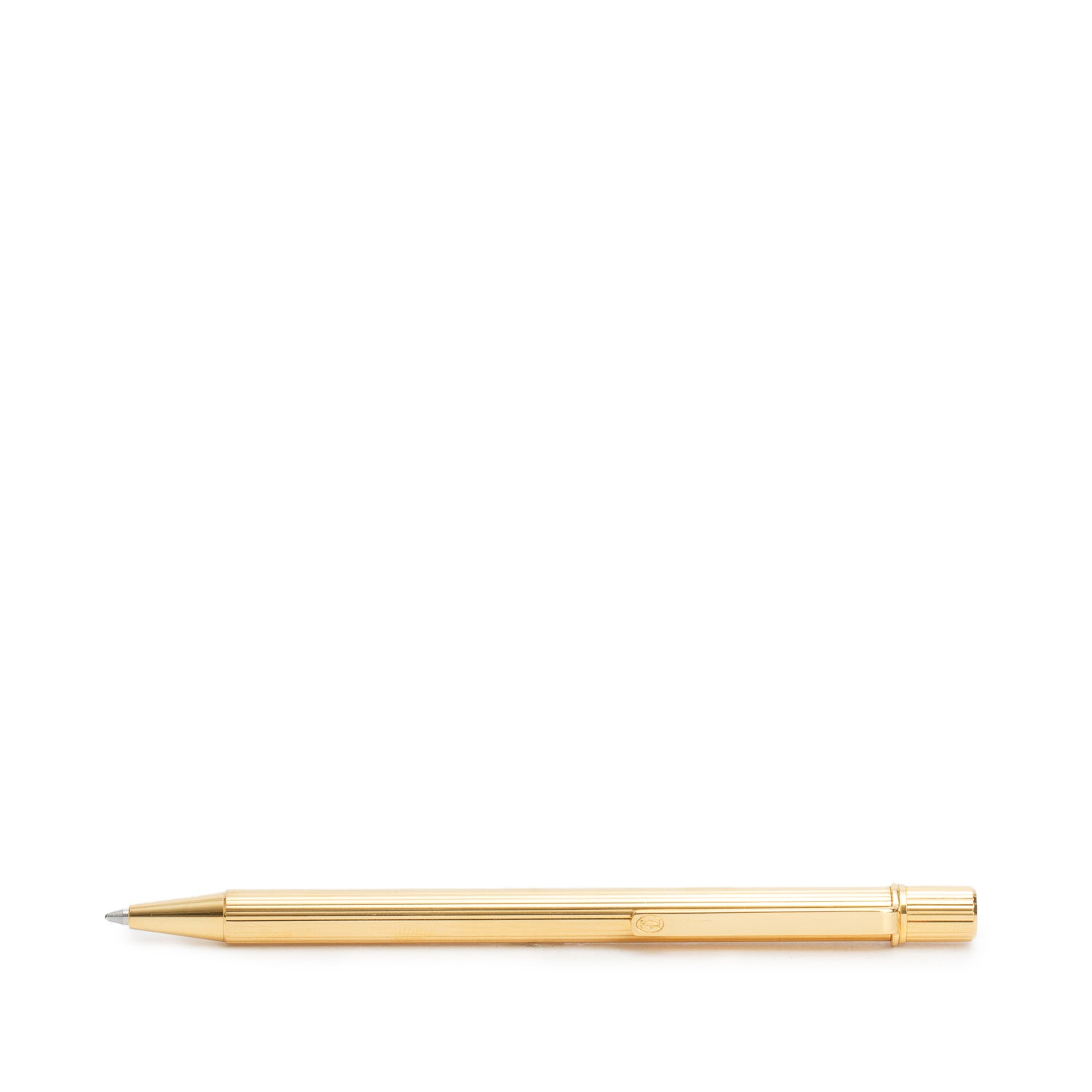 Cartier Gold-Plated Stylo Bille Must II Ballpoint Pen