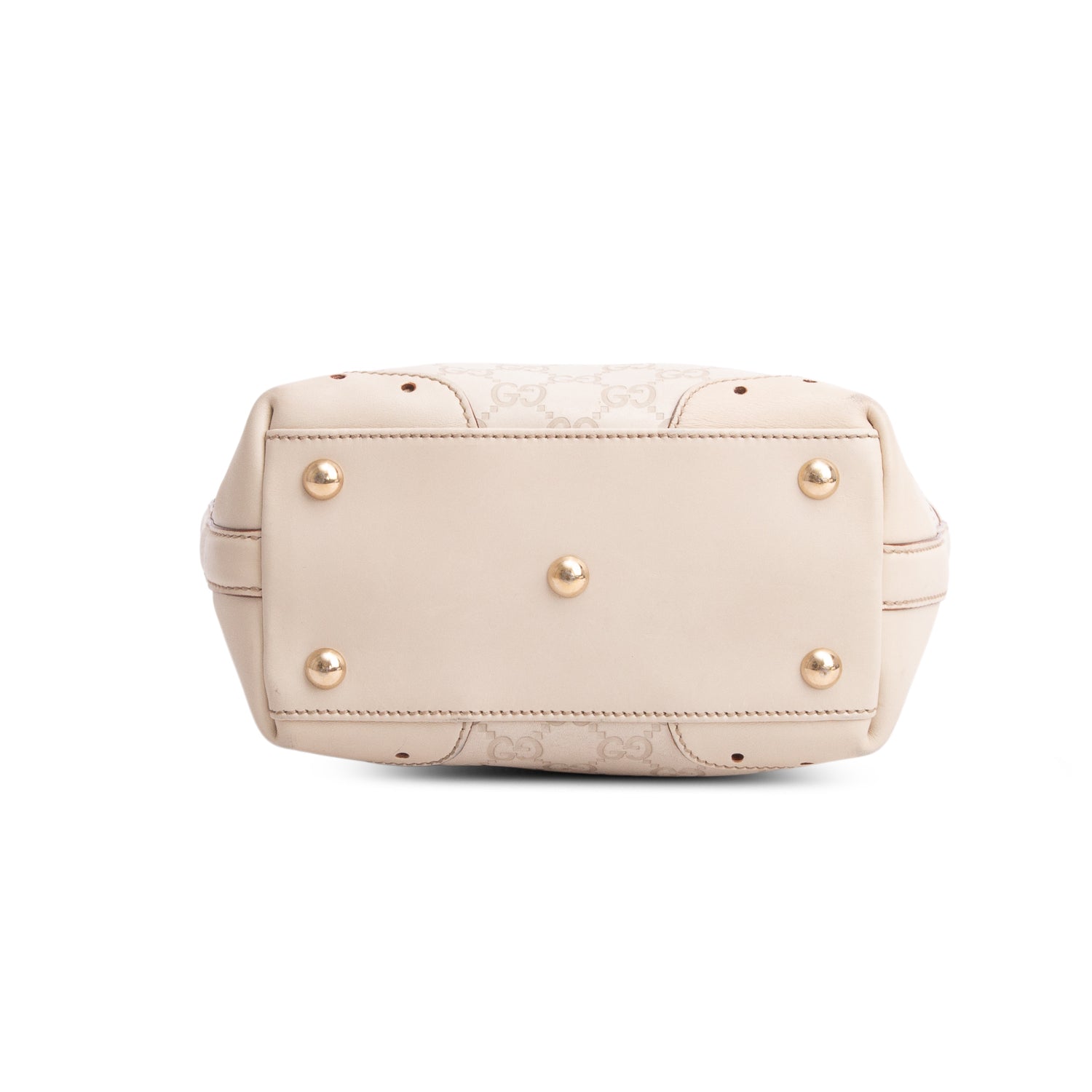 Gucci Cream Signature Small Punch Tote