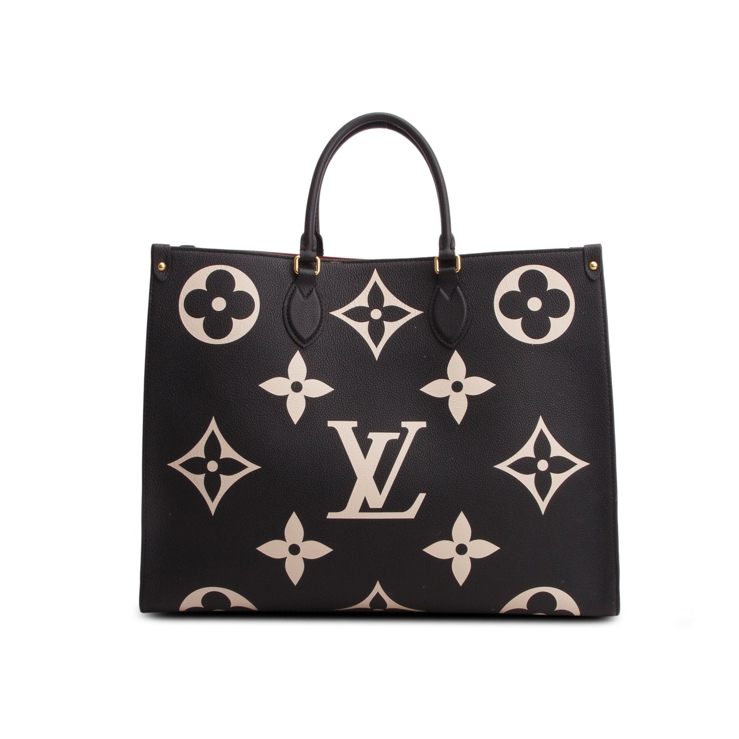 Louis Vuitton Black Empreinte Monogram Giant OnTheGo MM Tote
