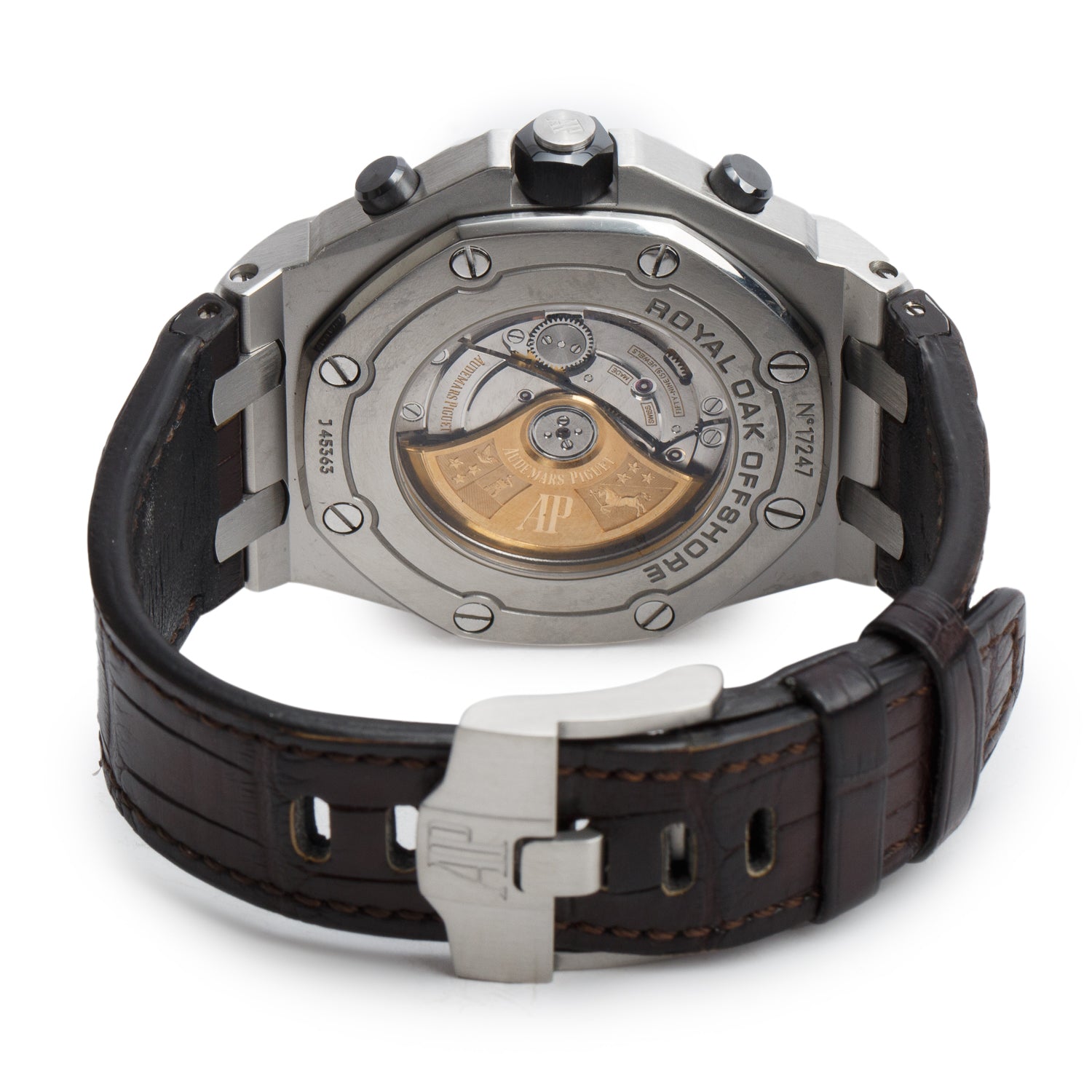 Audemars Piguet Stainless Steel Royal Oak Offshore Havana 42 MM Automatic Chronograph Watch Brown Dial w/ Box & Papers