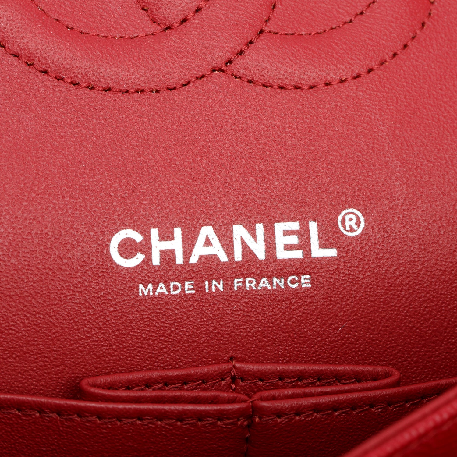 Chanel Red Caviar Classic Medium Double Flap Bag w/ Box & Receipt