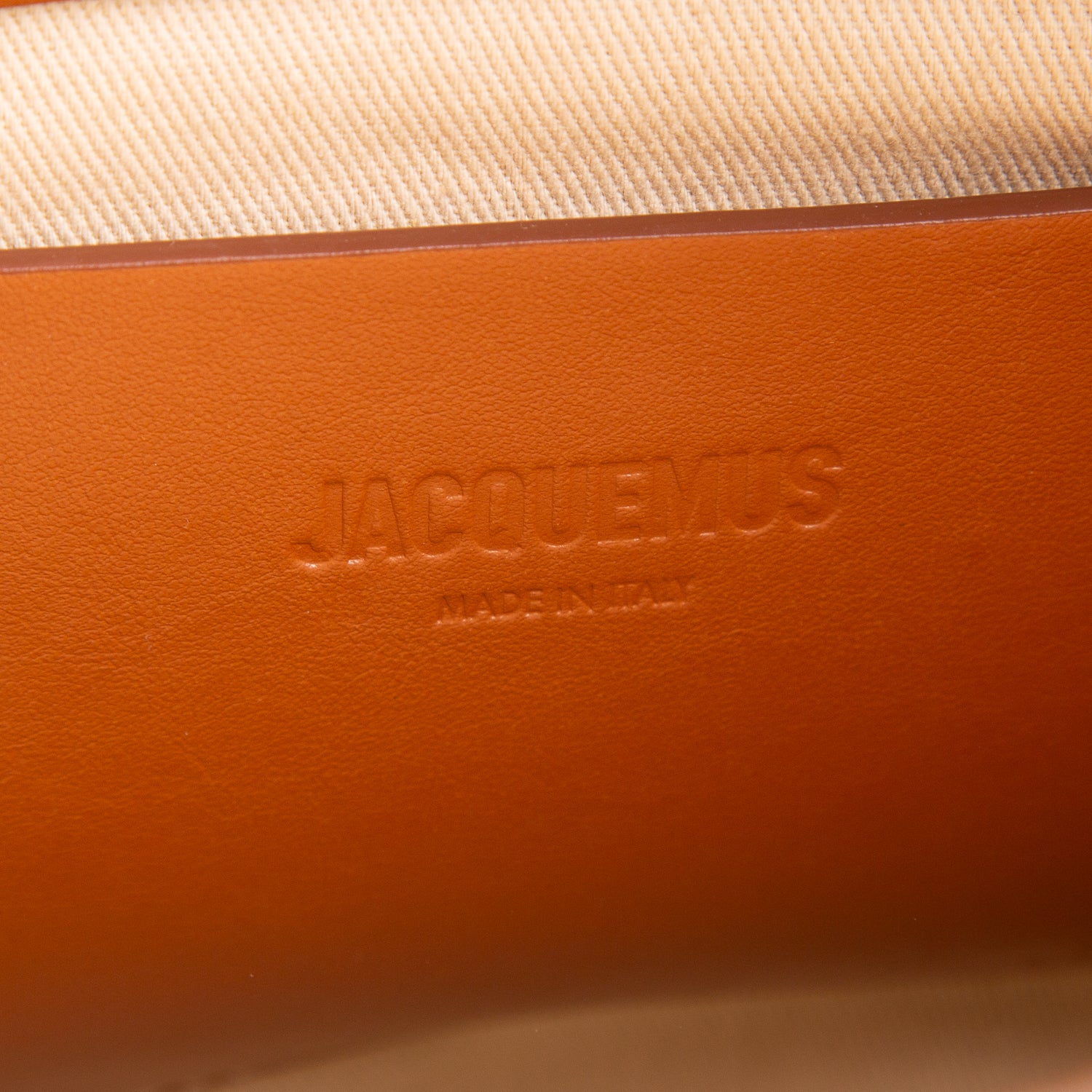 Jacquemus Brown Leather Le Petite Tourni Bucket Bag