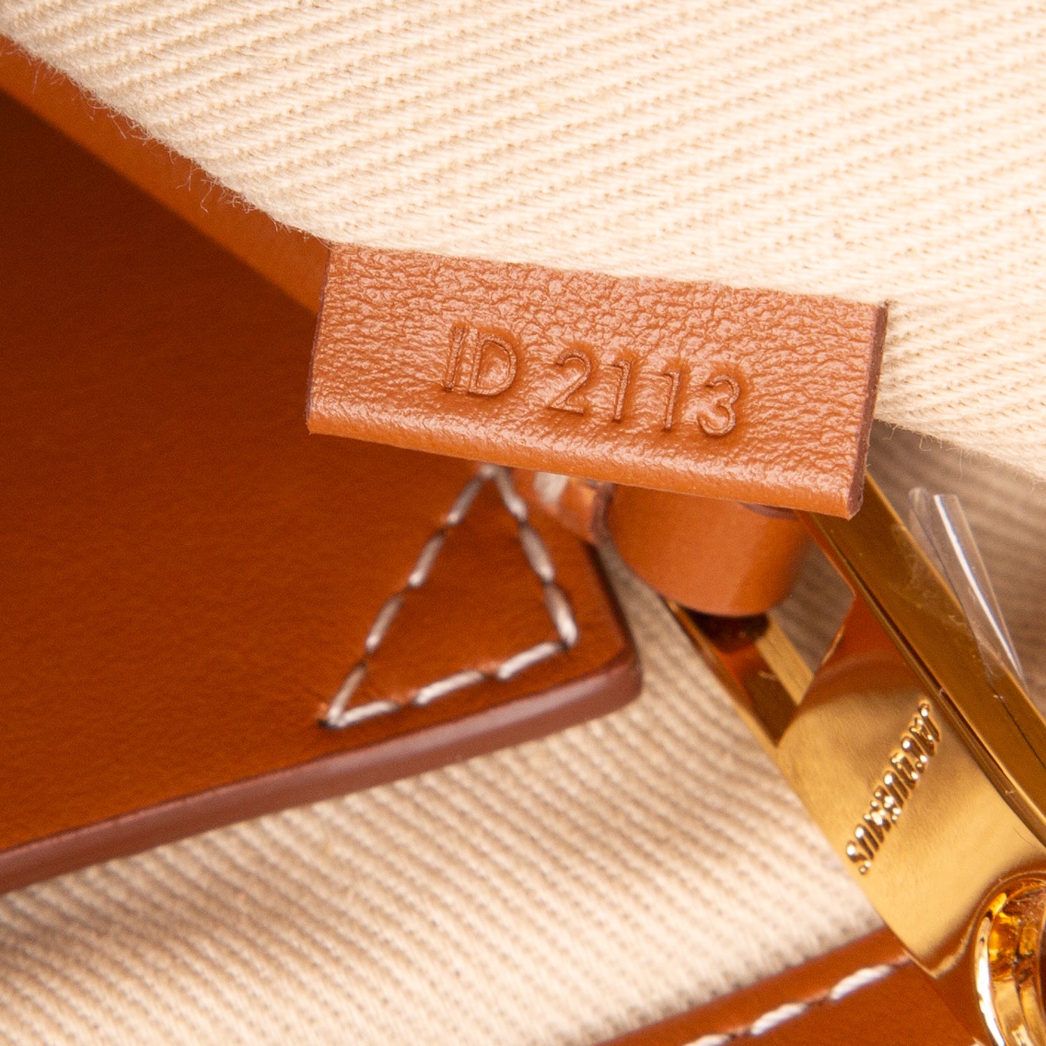 Jacquemus Brown Leather Le Petite Tourni Bucket Bag