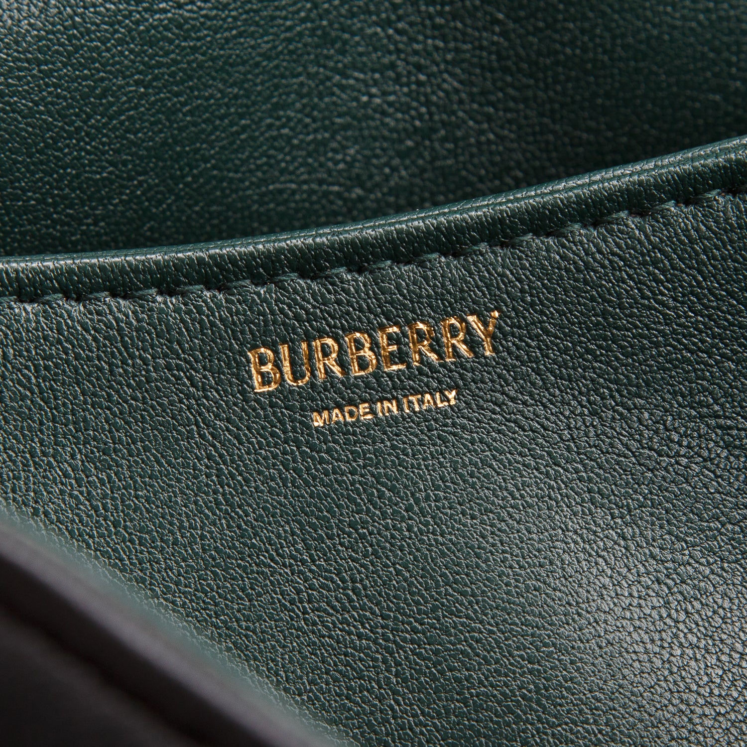 Burberry Black Lambskin Quilted Rocking Horse Shoulder Bag