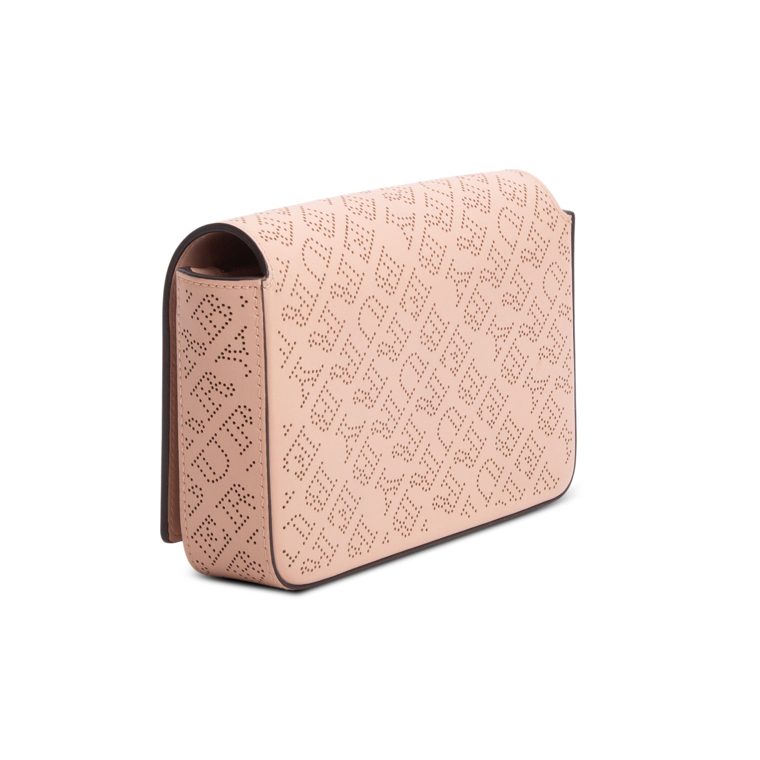 Burberry Pink Perforated Hampshire Bag w/ Box