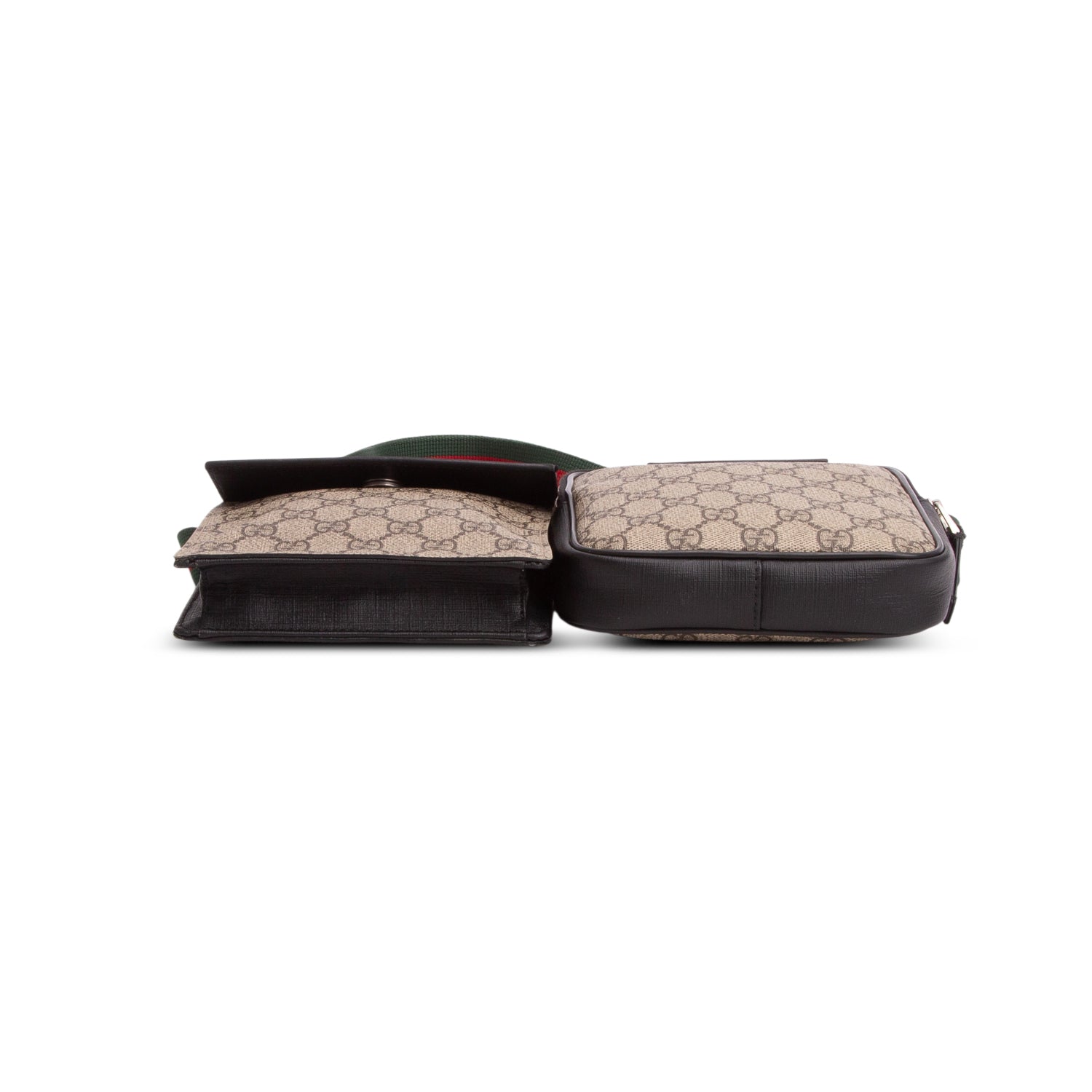 Gucci GG Supreme Web Double Belt Bag