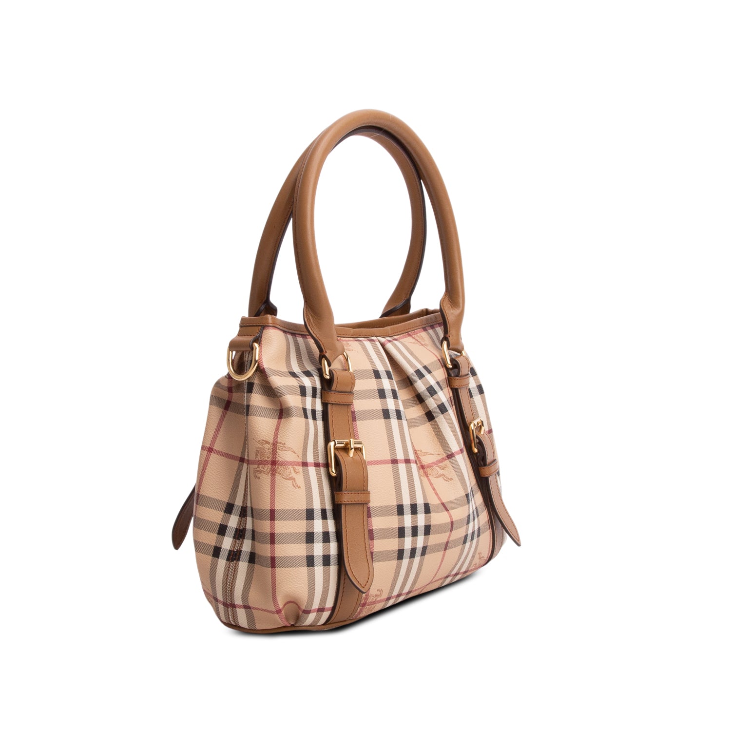 Burberry Haymarket Check Small Northfield Tote w/ Strap