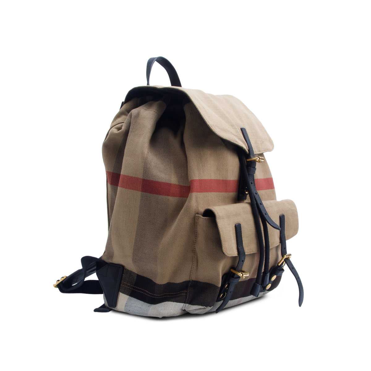 Burberry Giant Check Canvas Backpack