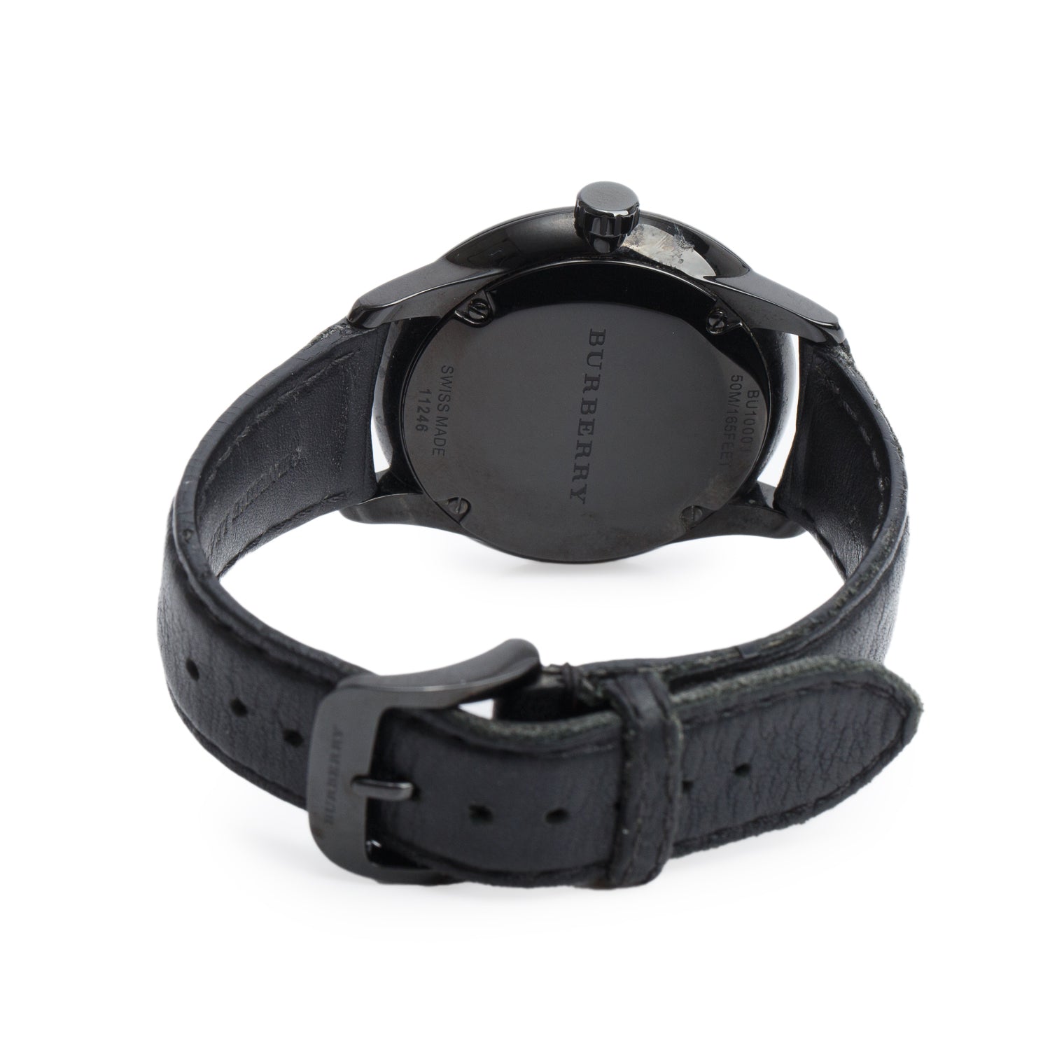 Burberry Black PVD Stainless Steel BU10003 Classic 40 MM Quartz Watch Black Dial