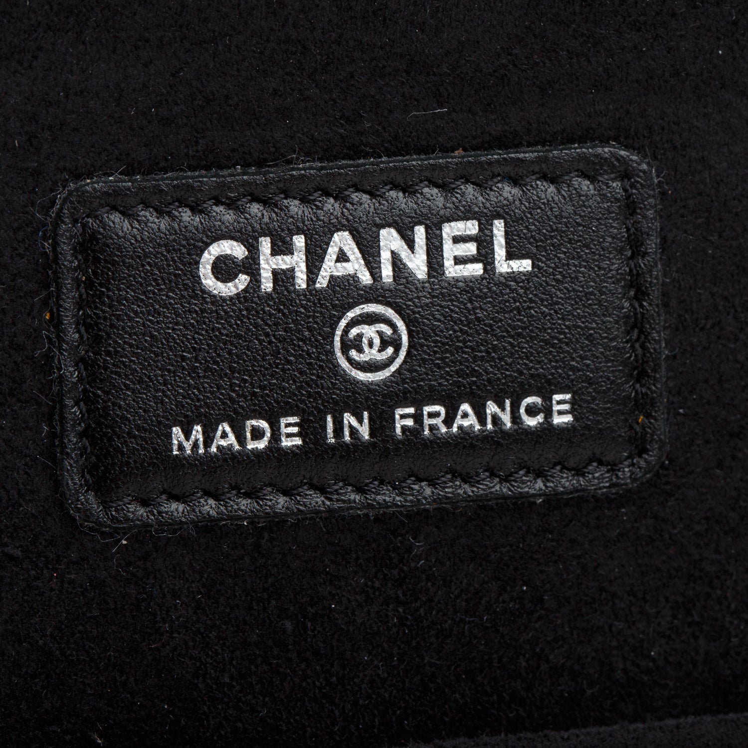 Chanel Black Lambskin Zip Around iPad Case