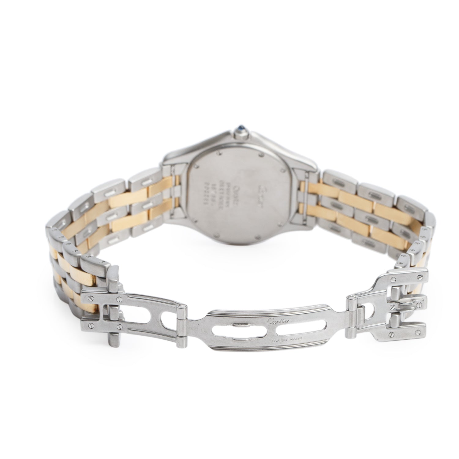 Cartier Stainless Steel & 18k Yellow Gold Cougar 33 MM Quartz Watch 187904