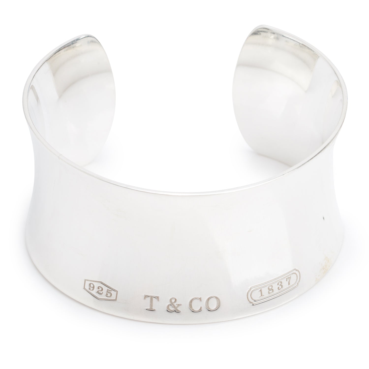 Tiffany & Co. Sterling Silver 1837 Wide Cuff Bracelet