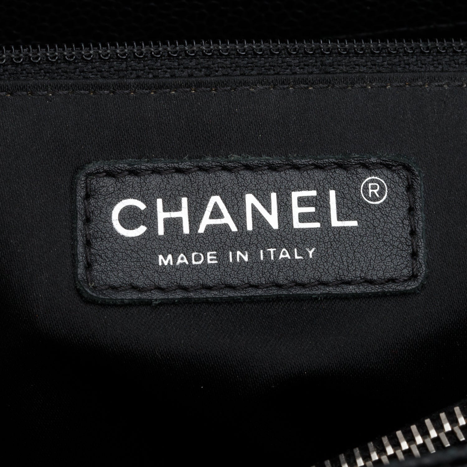 Chanel Black Caviar Leather Grand Shopping Tote (GST)