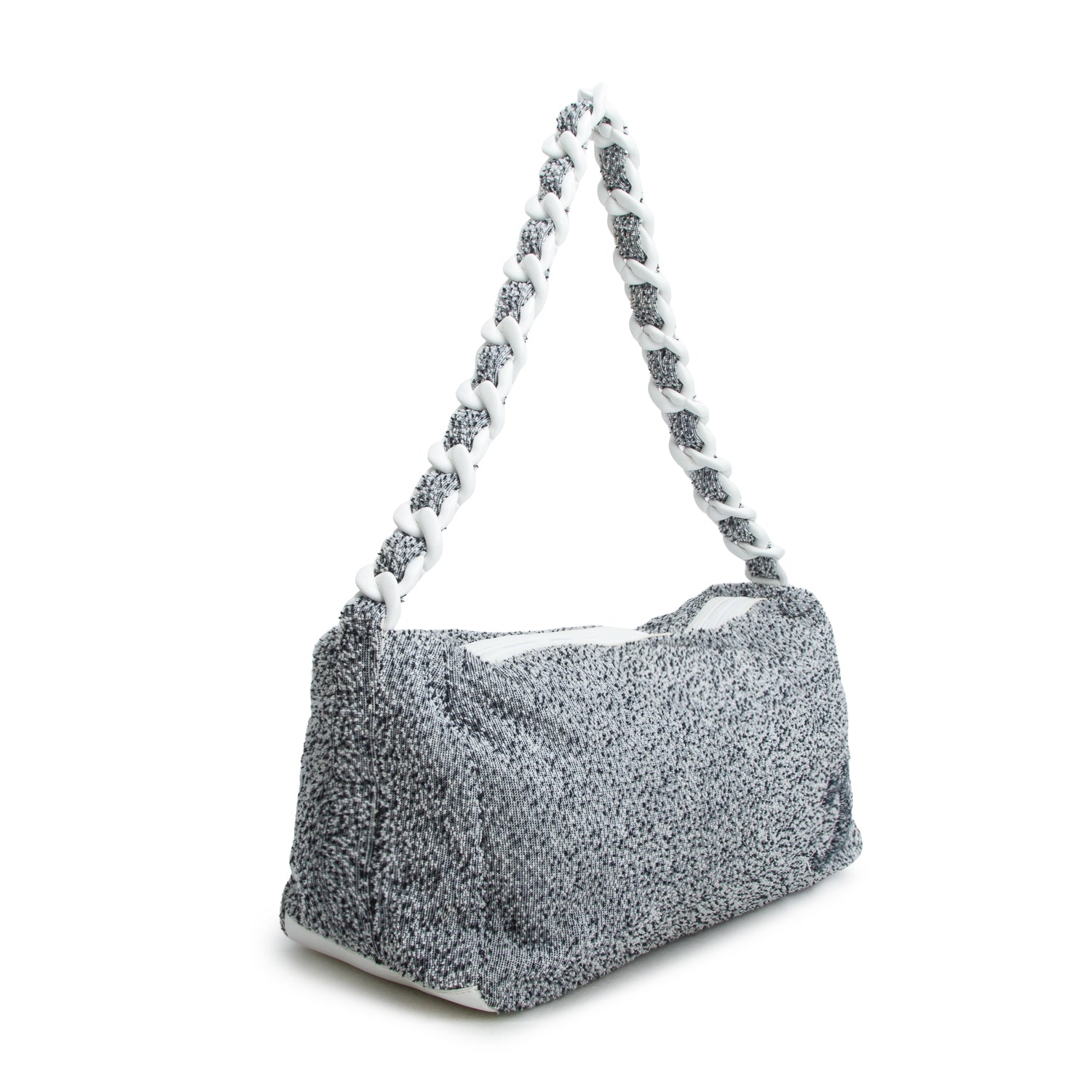 Chanel Navy White Terrycloth Beach Hobo w/ Box