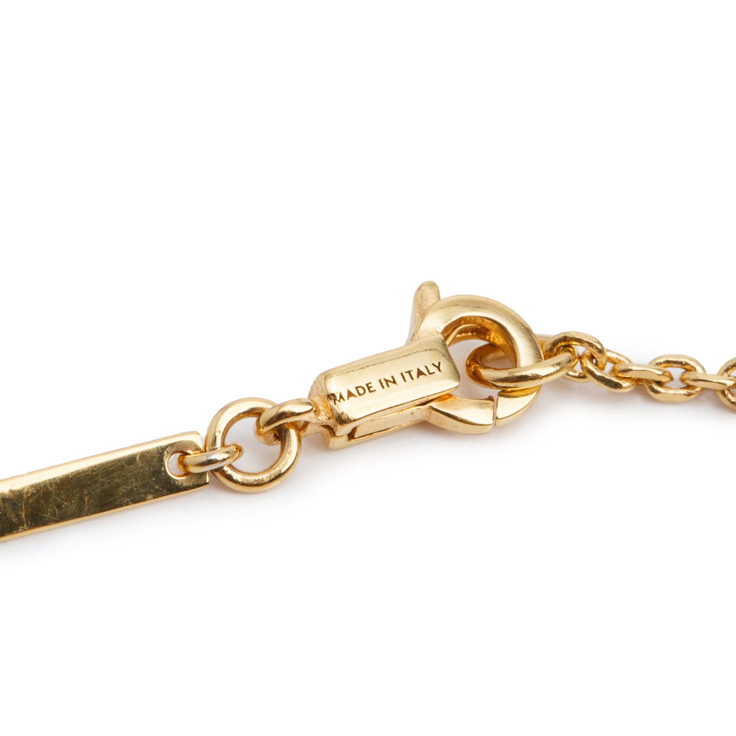 Celine Gold-Plated Brass Triomphe Suspended Bracelet w/ Box