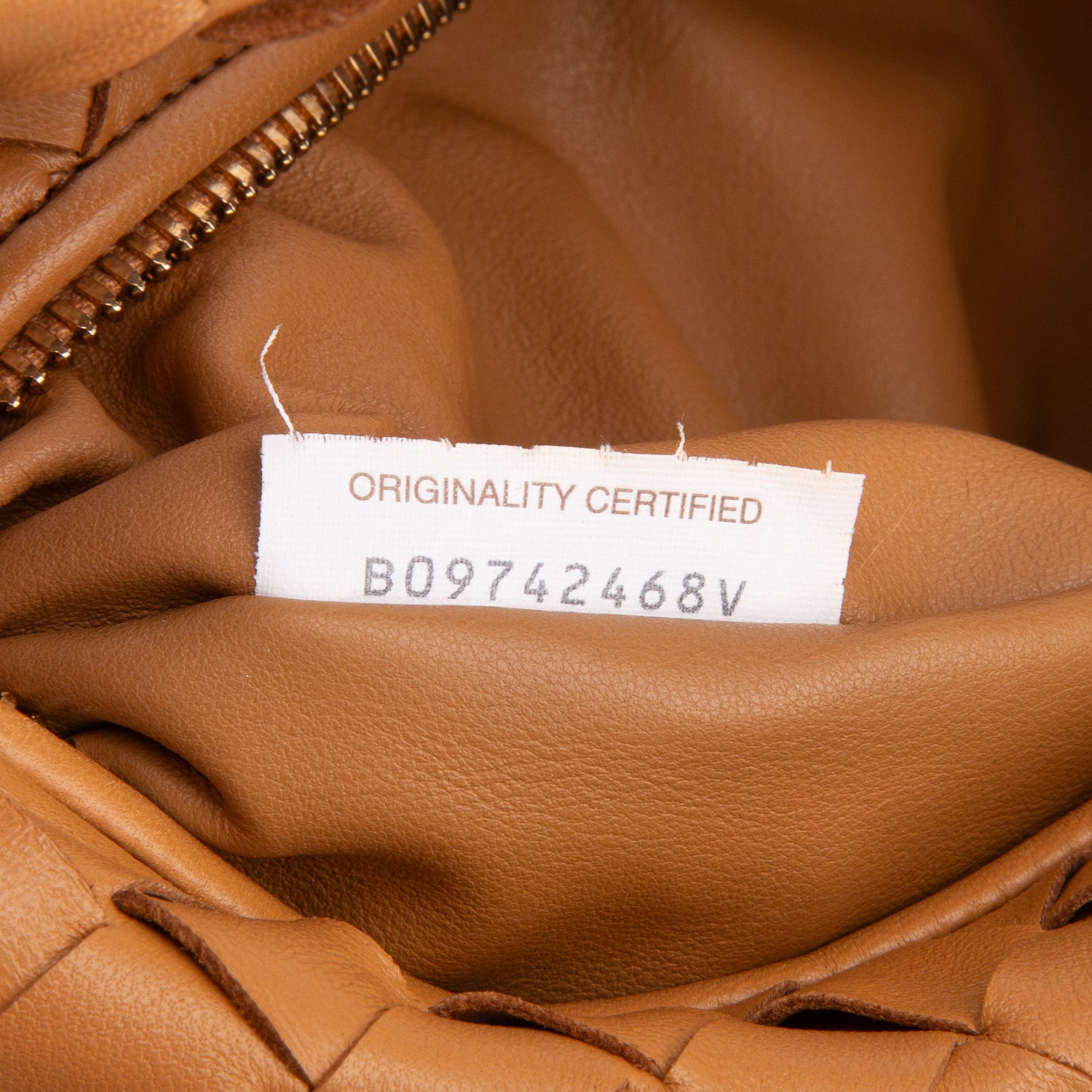 Bottega Veneta Brown Lambskin Intrecciato Mini Jodie