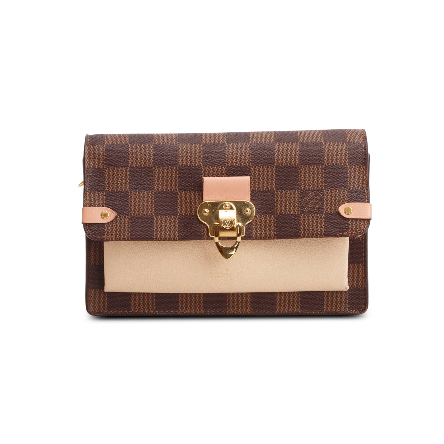 Louis Vuitton 2022 Damier Ebene Vavin Chain Wallet w/ Box & Receipt