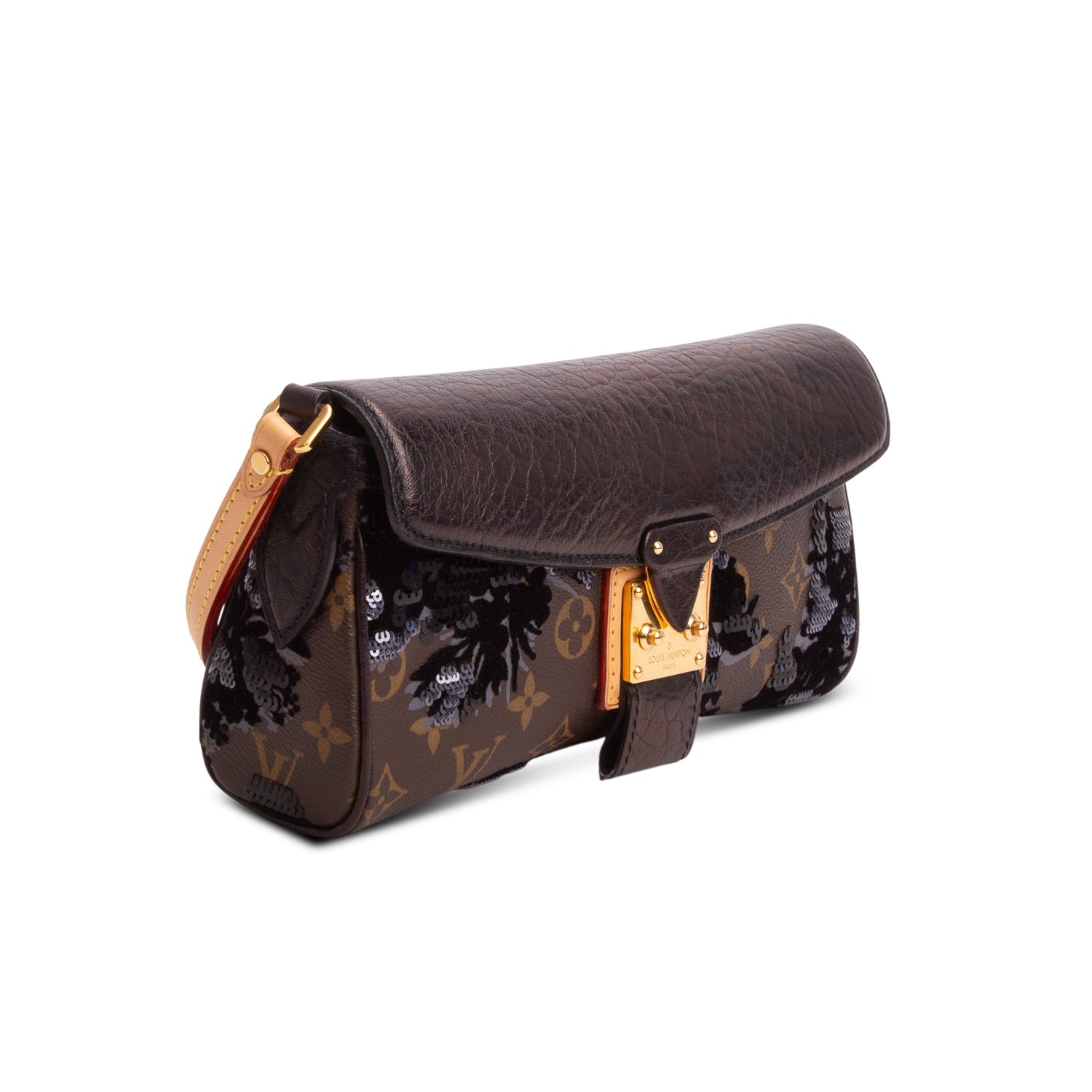 Louis Vuitton Monogram Fleur De Jais Carrousel Clutch