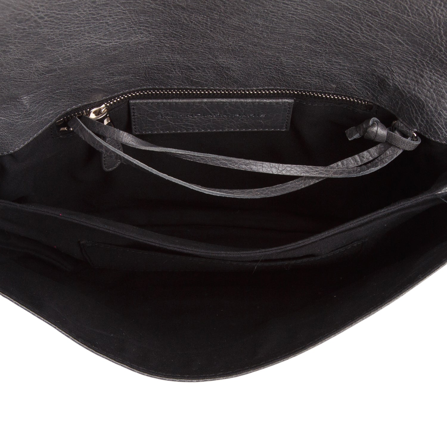 Balenciaga Grey Agneau Envelope Clutch