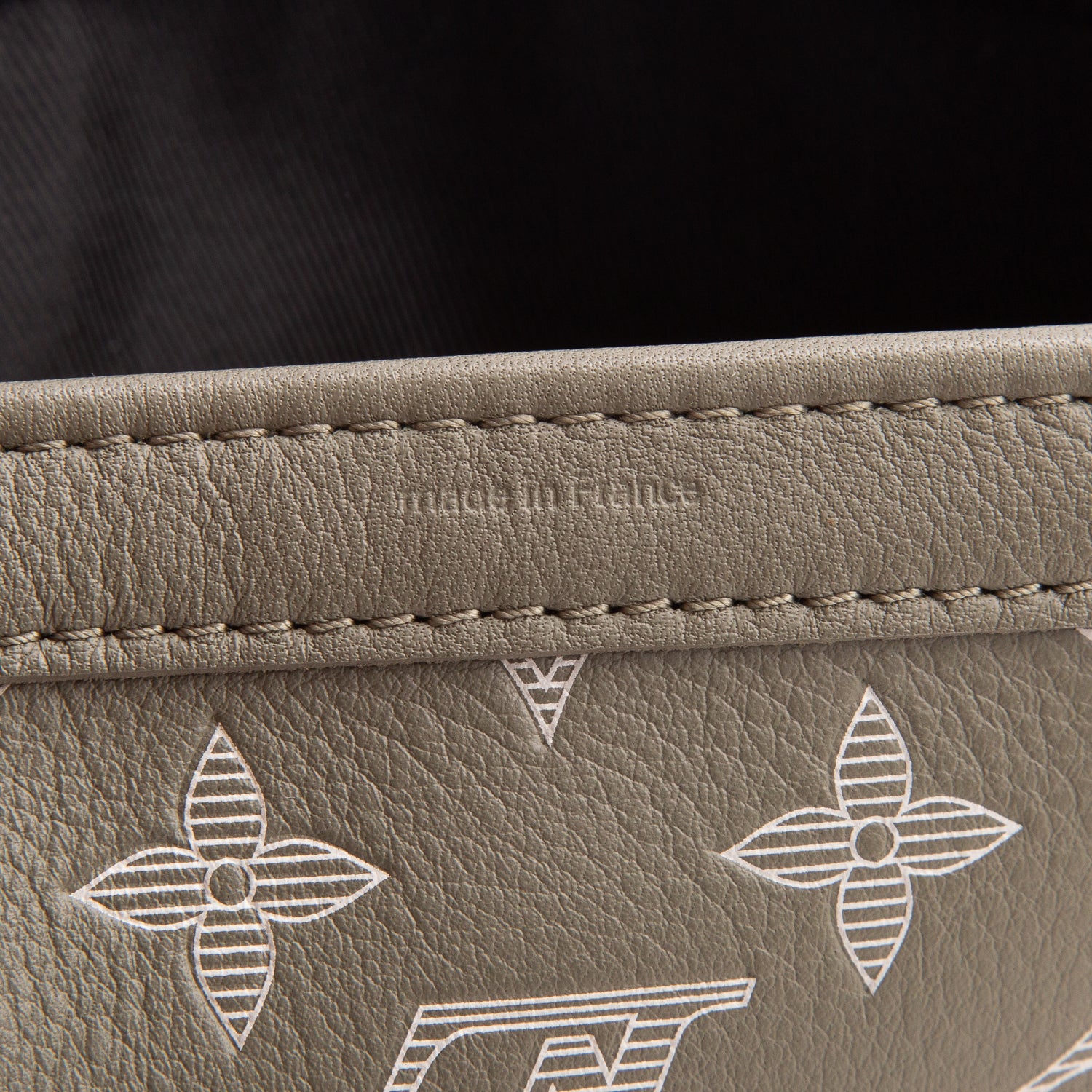 Louis Vuitton Green Monogram Shadow Leather Gaston Wearable Wallet w/ Box, Pouch & Strap