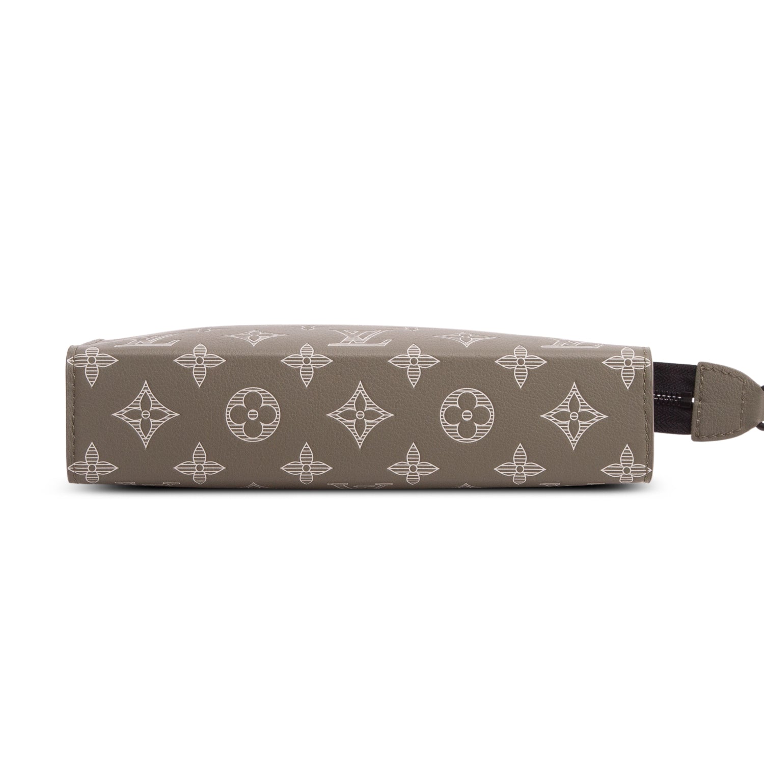 Louis Vuitton Green Monogram Shadow Leather Gaston Wearable Wallet w/ Box, Pouch & Strap