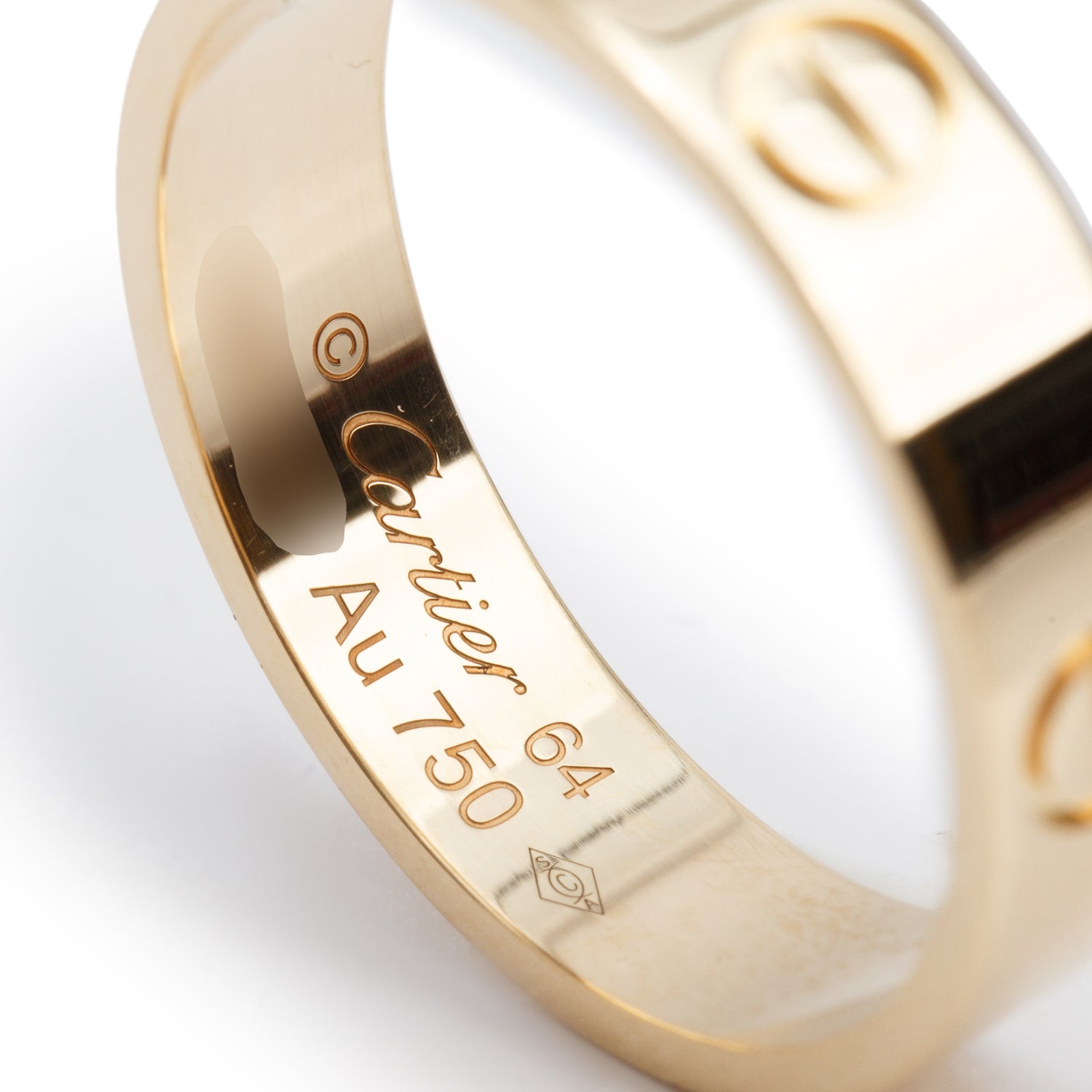 Cartier 2024 18k Yellow Gold 5.5 MM Love Ring, Classic Model, Size 64 10.75 w/ Box, Receipt & Certificate
