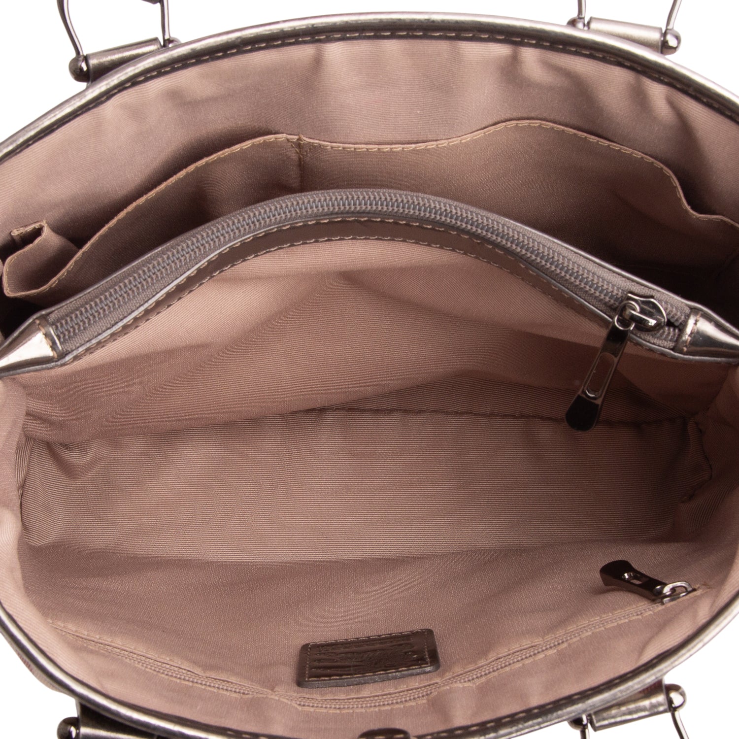 Burberry Supernova Check Patent Small Emmy Tote