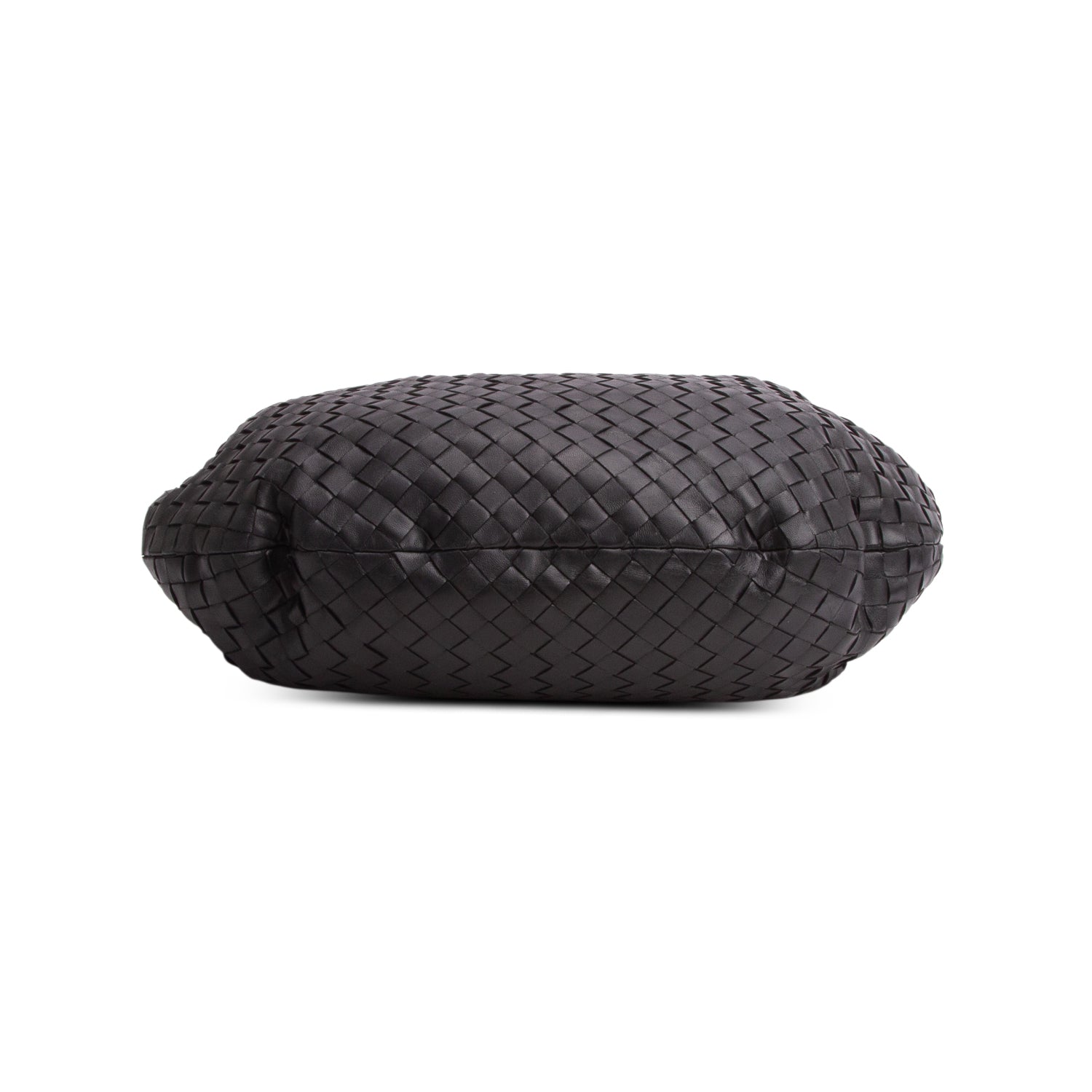 Bottega Veneta Black Intrecciato Leather Large Jodie Bag