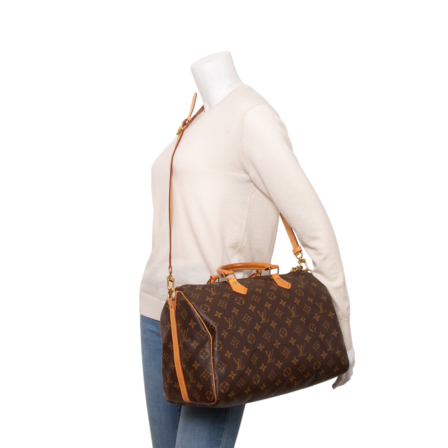 Louis Vuitton Monogram Speedy Bandouliere 35