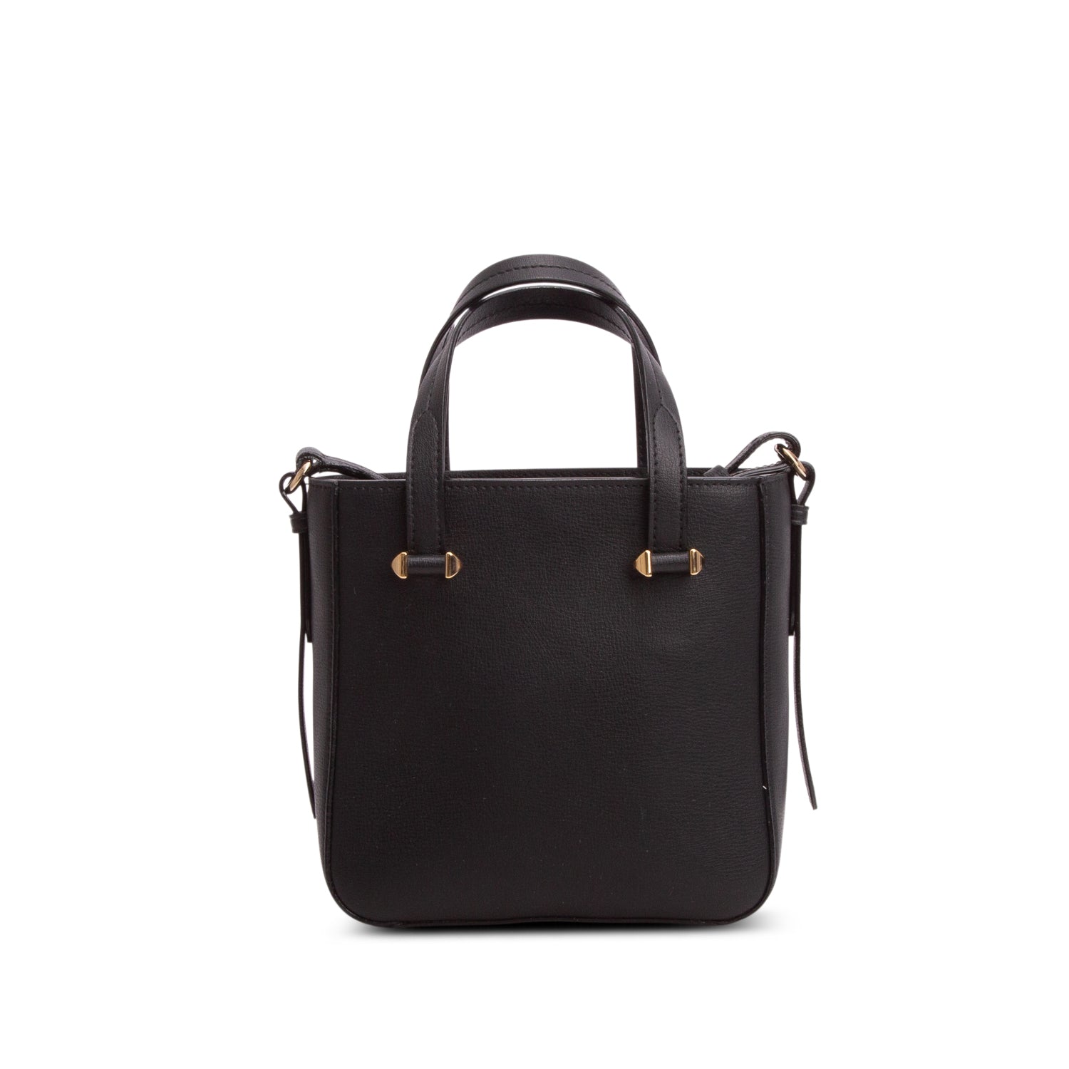 Jimmy Choo Black Leather Varenne Mini Tote w/ Authenticity Card & Strap