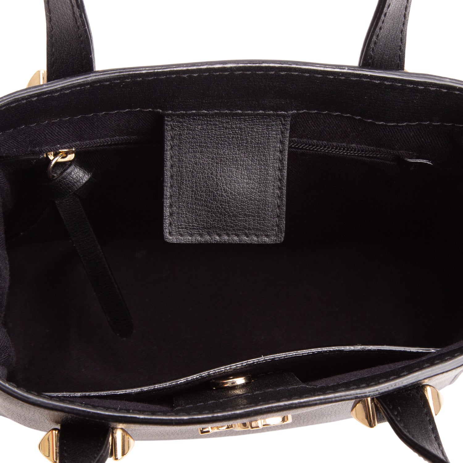 Jimmy Choo Black Leather Varenne Mini Tote w/ Authenticity Card & Strap
