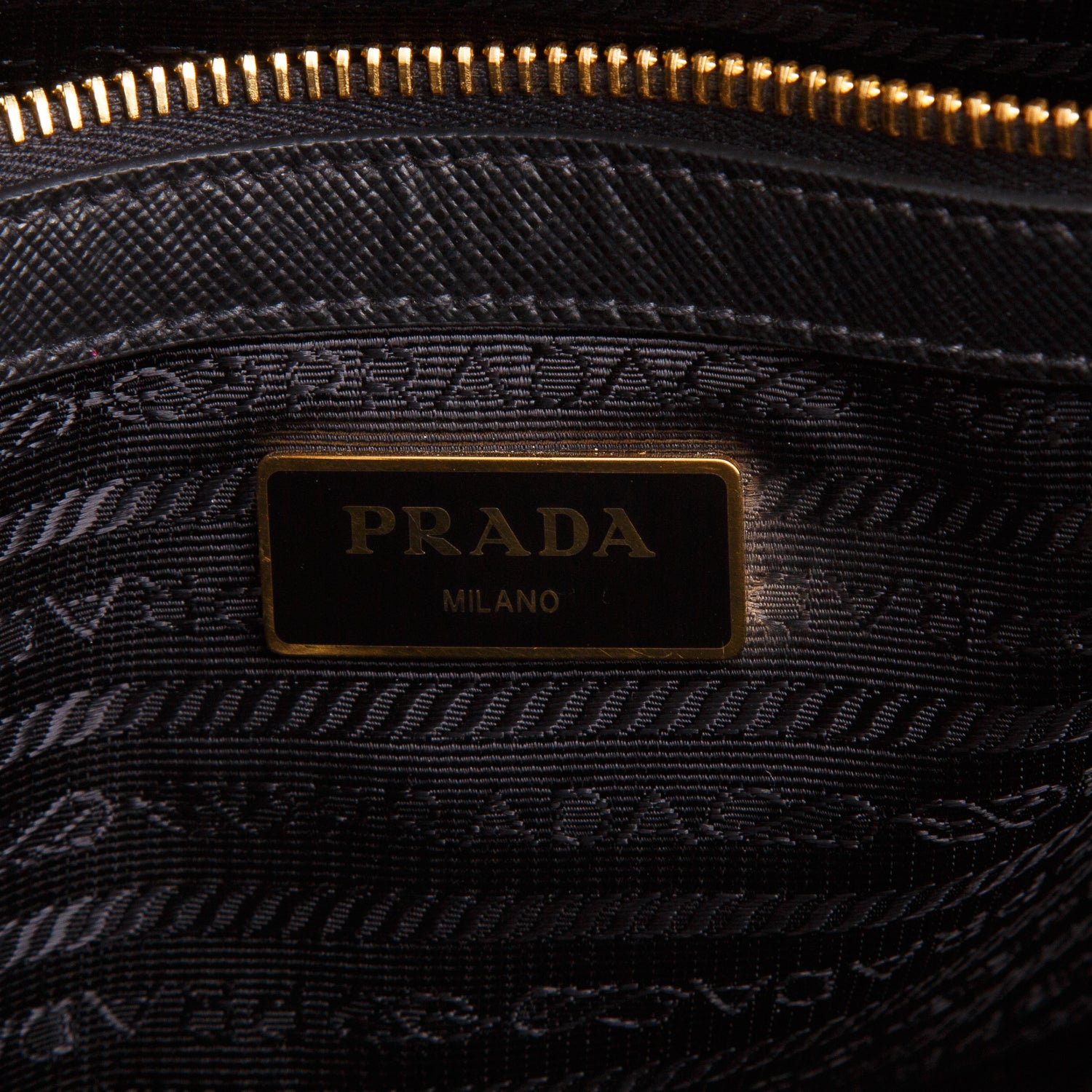 Prada Black Saffiano Lux Tote w/ Strap