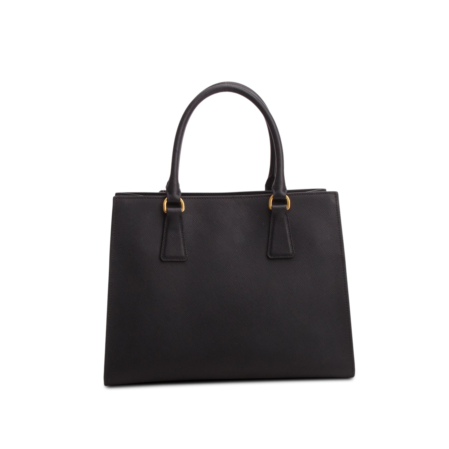 Prada Black Saffiano Lux Tote w/ Strap
