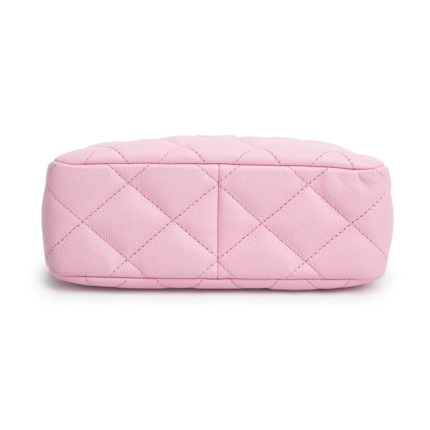 Chanel Pink Caviar Quilted Mini Pearl Crush Hobo w/ Box