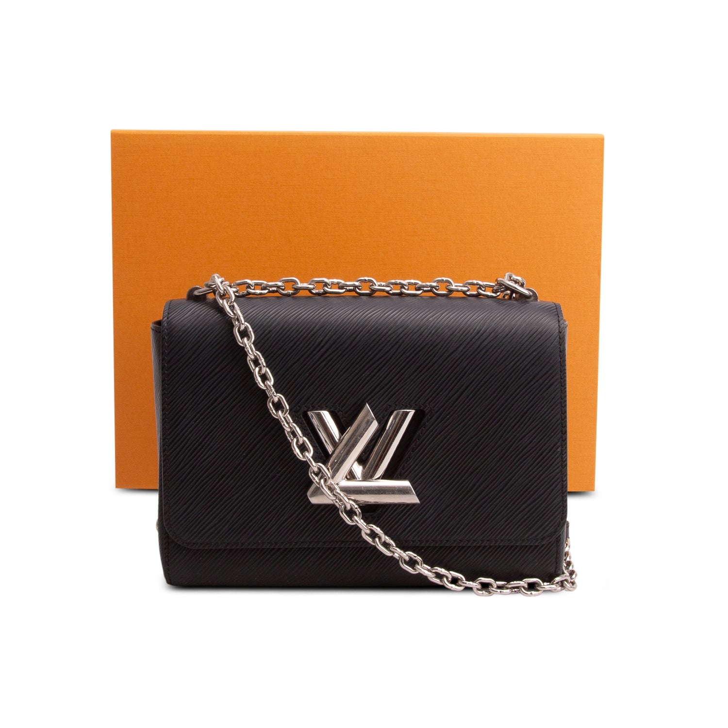 Louis Vuitton Black Epi Leather Twist MM w/ Box
