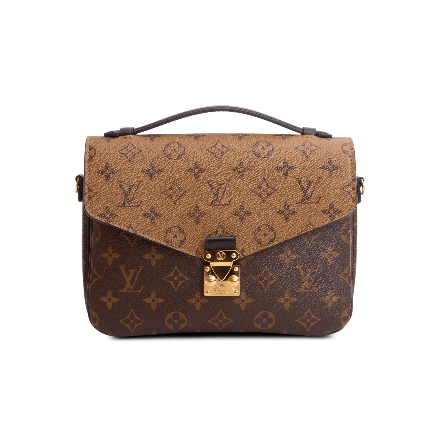 Louis Vuitton 2022 Reverse Monogram Pochette Metis w/ Strap, Box & Receipt