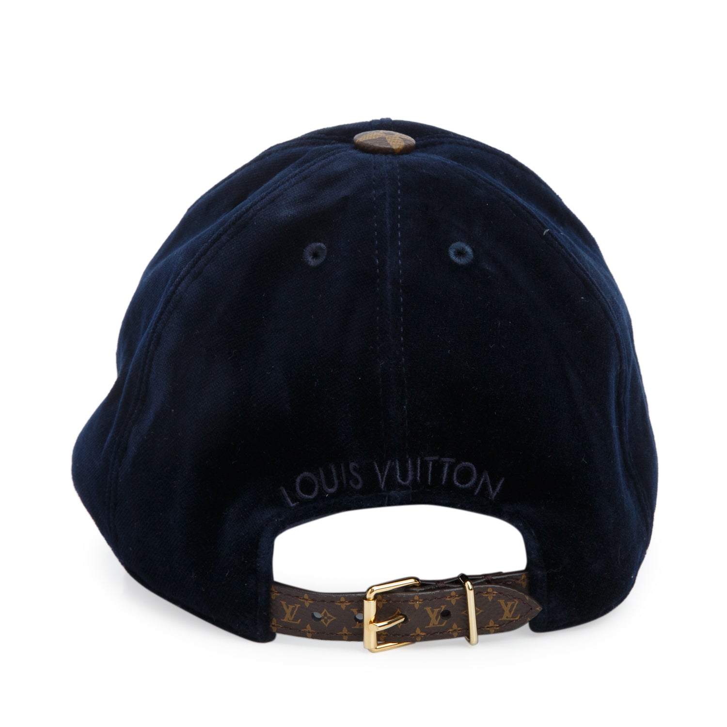 Louis Vuitton 2022 Blue Velvet LV Touch Cap