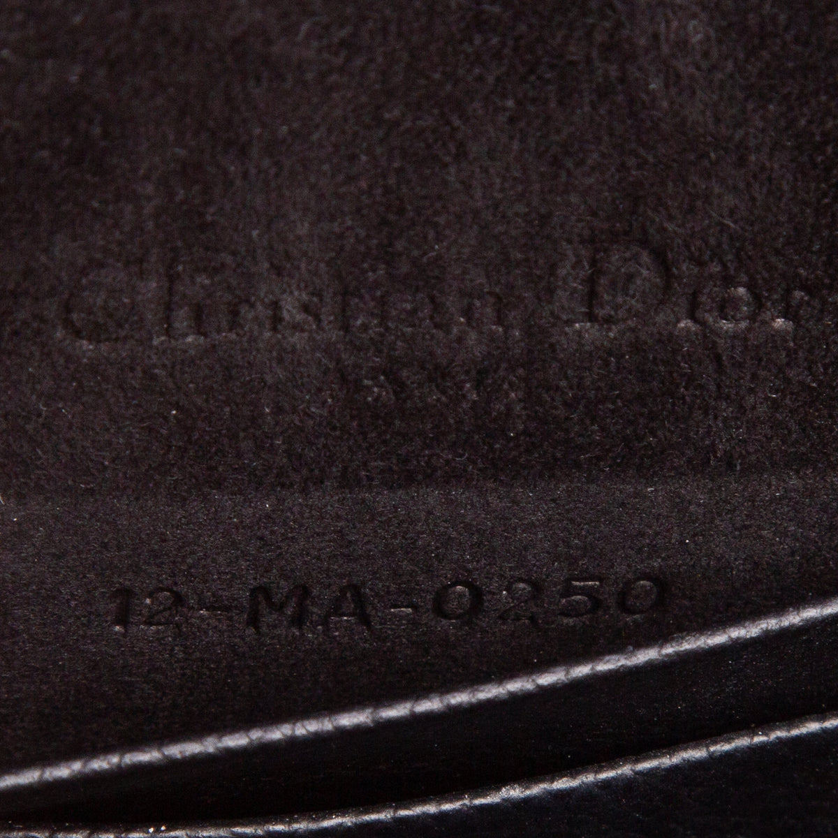 Christian Dior 2020 Black Grained Calfskin Saddle Belt Bag w/ Box