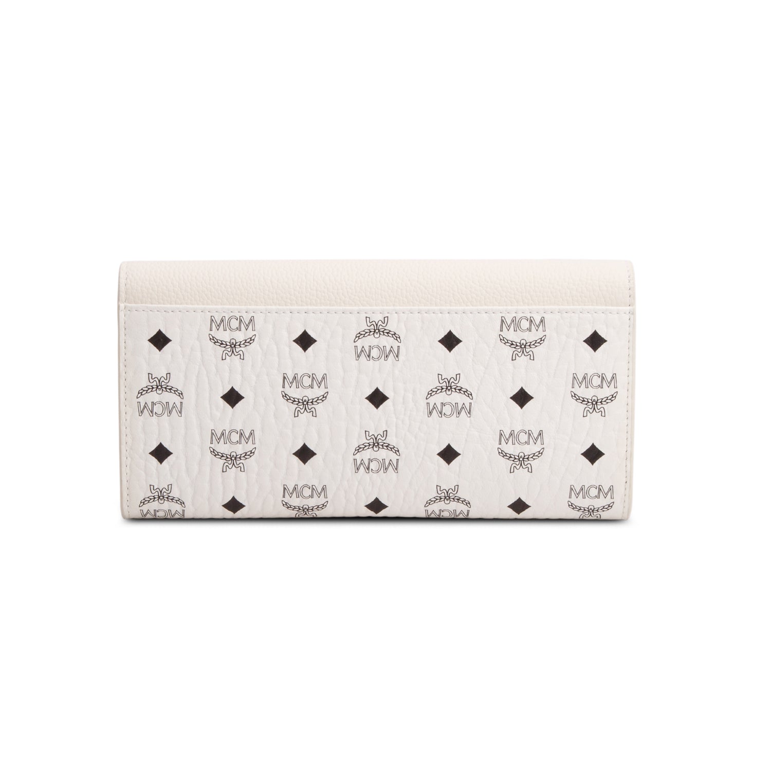 MCM Cream Visetos Patricia Chain Wallet w/ Box